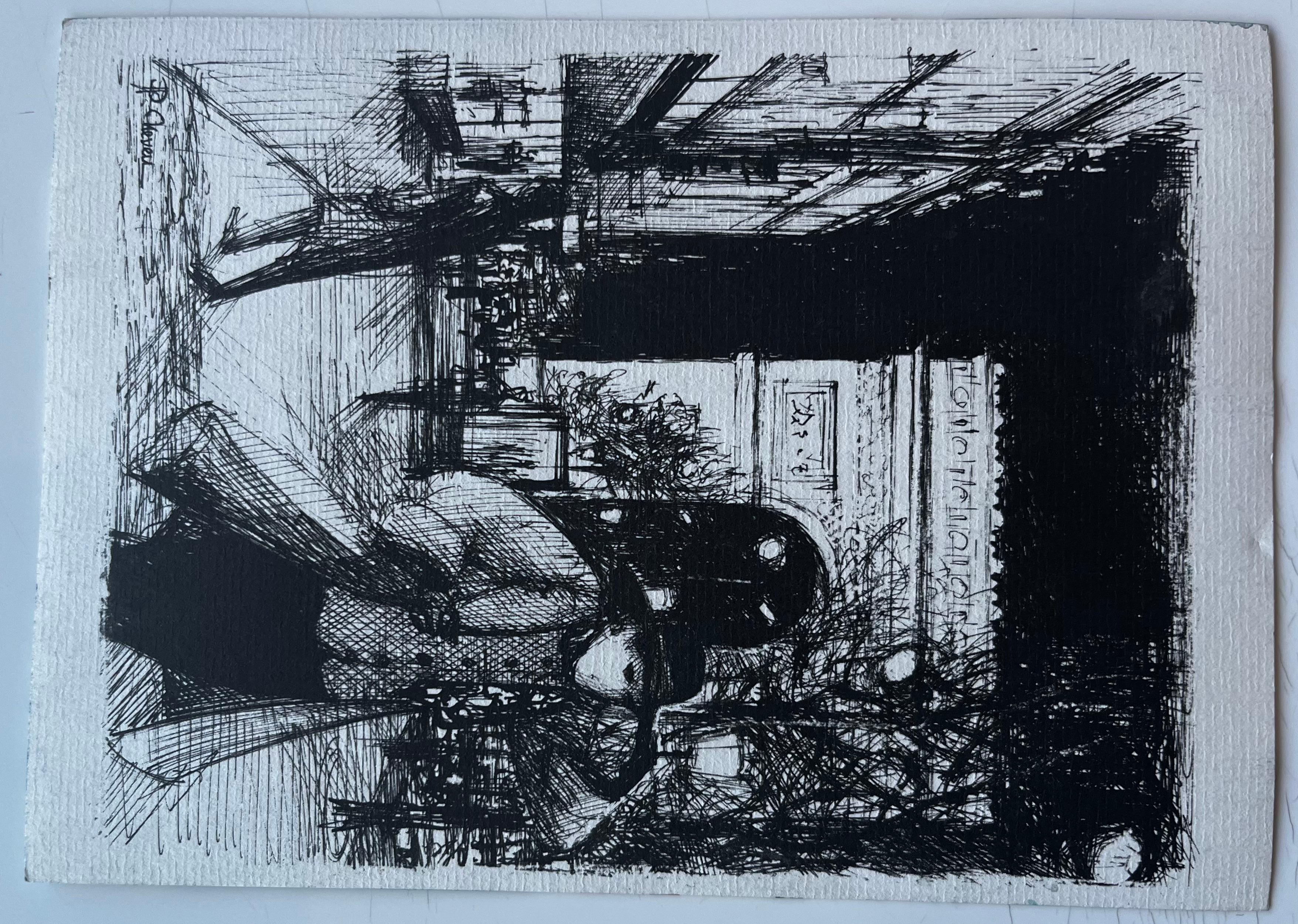 Sombra de jardín Estudio de figura de terraza francesa de Pierre Neveu en venta 7