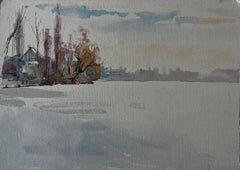 Landscape Drawings and Watercolors