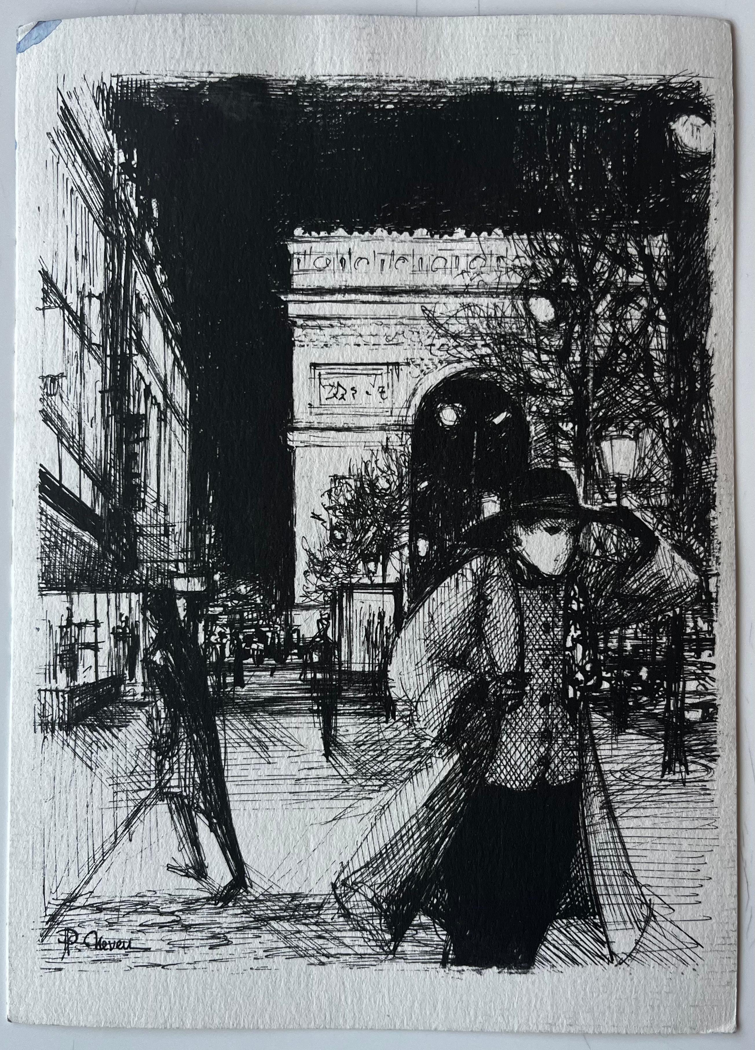 Treguier Bretaña Puerto Barcos Marea Baja Acuarela Costera Francesa en venta 2