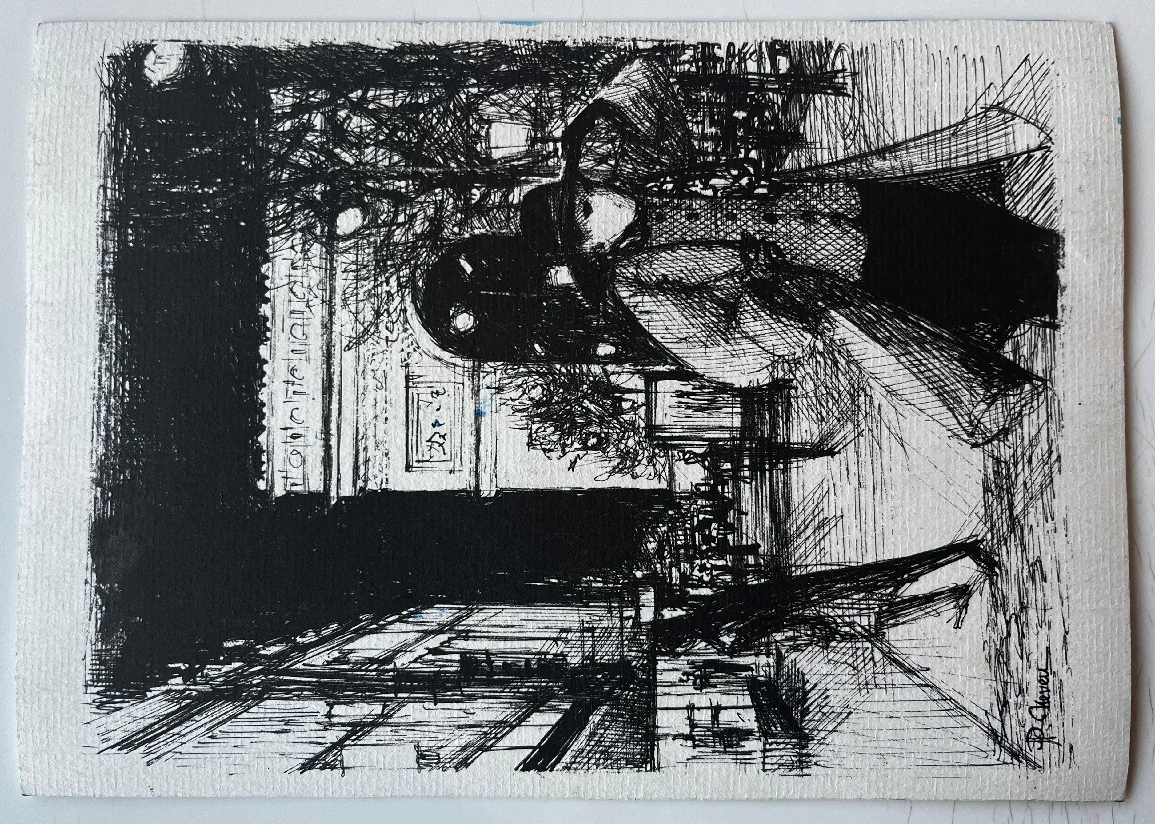 Häuser in provenzalischen Dörfern Steinmauern Terrakotta-Dächer Französische Landschaften im Angebot 3