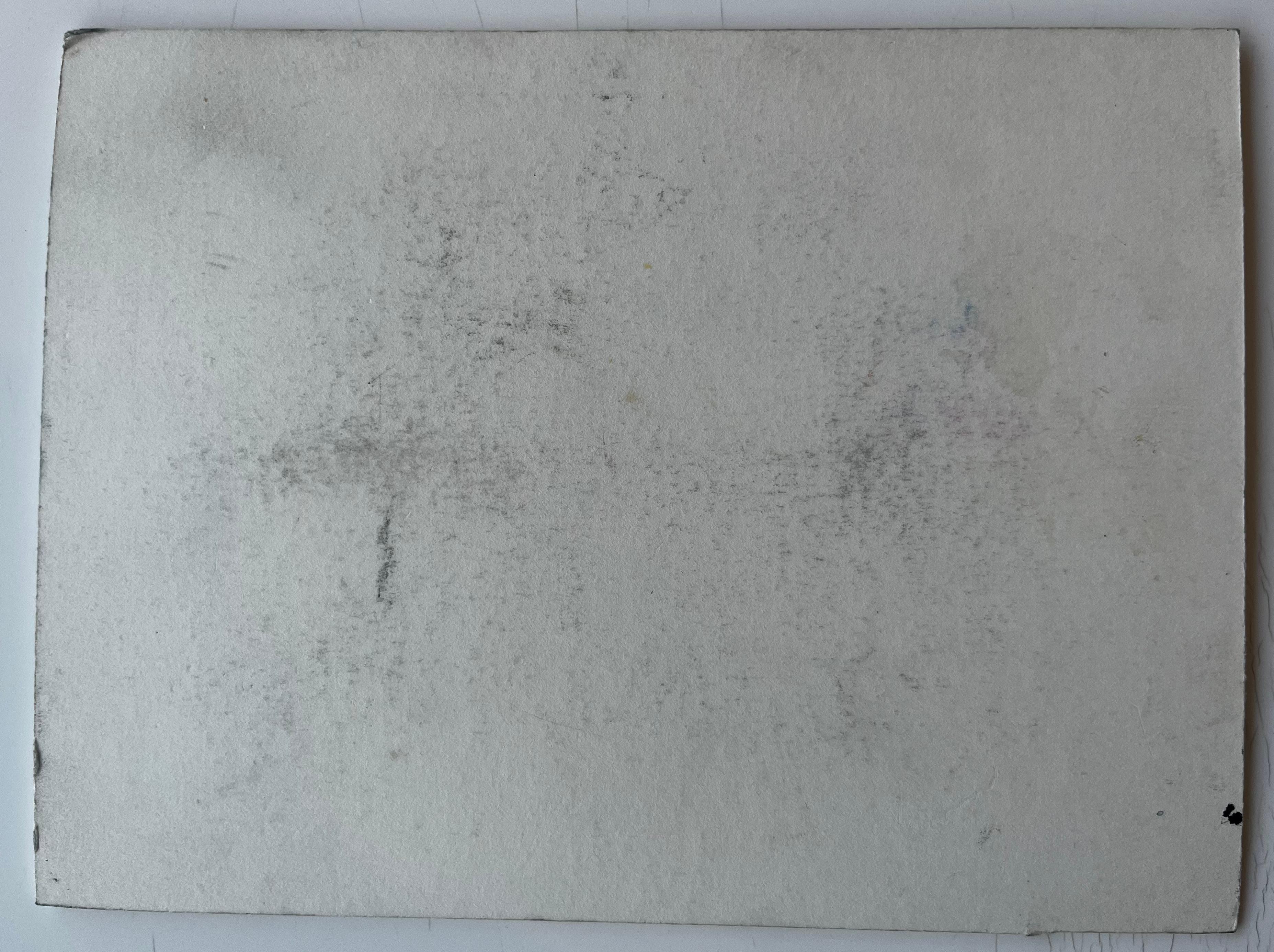 Devanture bleue avec paniers de marché Scène de rue estivale Aquarelle en vente 3