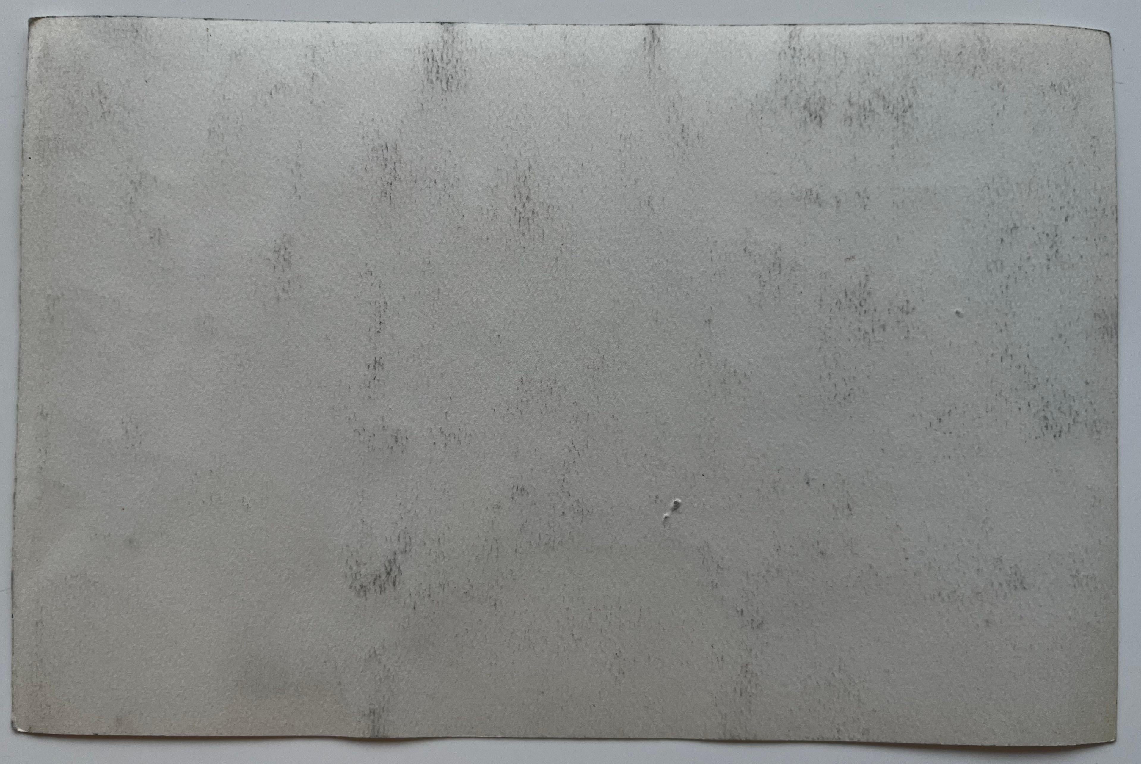 Ponte di pietra francese Case del villaggio Scena di fiume Acquerello in vendita 3