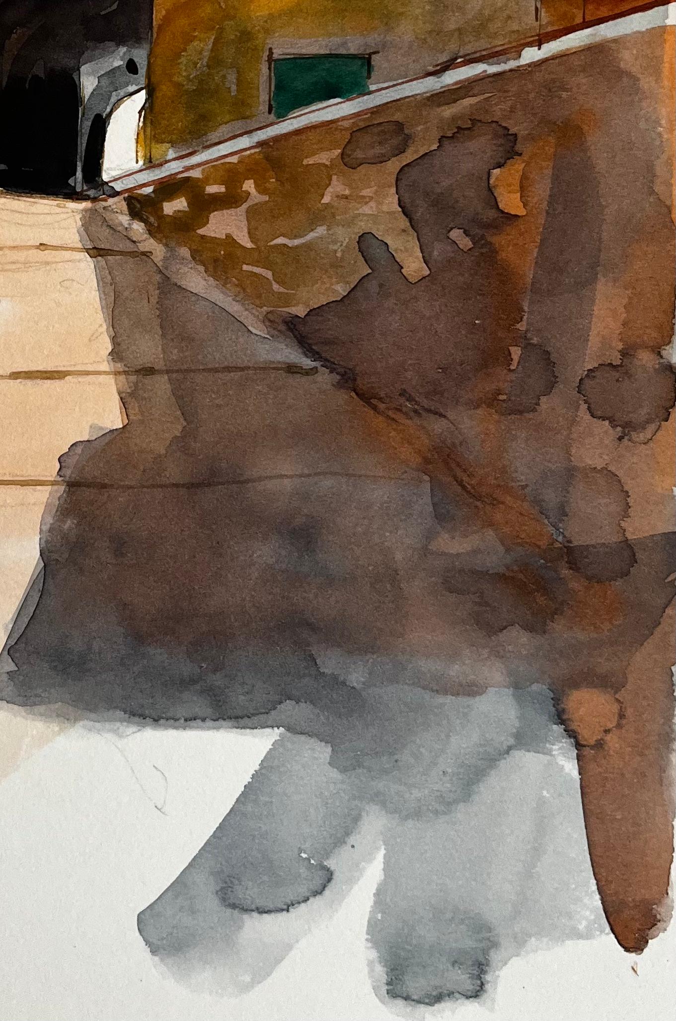 Titre : Village français Arche Passage en pierre Maisons en terre cuite et allée ensoleillée Aquarelle
Artistics : Pierre Neveu (français né en 1929)
Support : Aquarelle sur carte, non encadrée
Taille (H x L) : 9.75 x 6.25 pouces
Condit : Bon dans