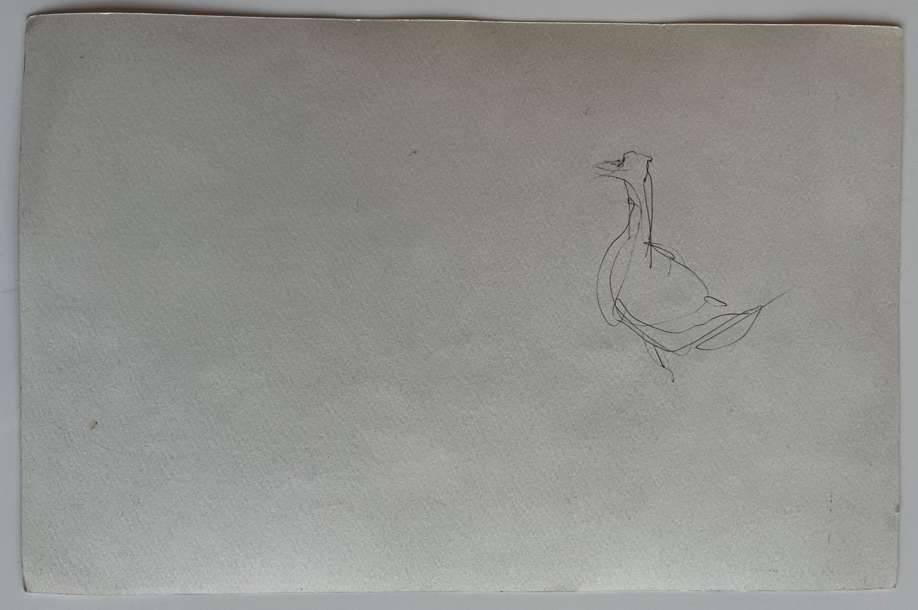 French House & Garden Garden jaune Maison ensoleillée Parapluies Table et chaises Aquarelle en vente 3