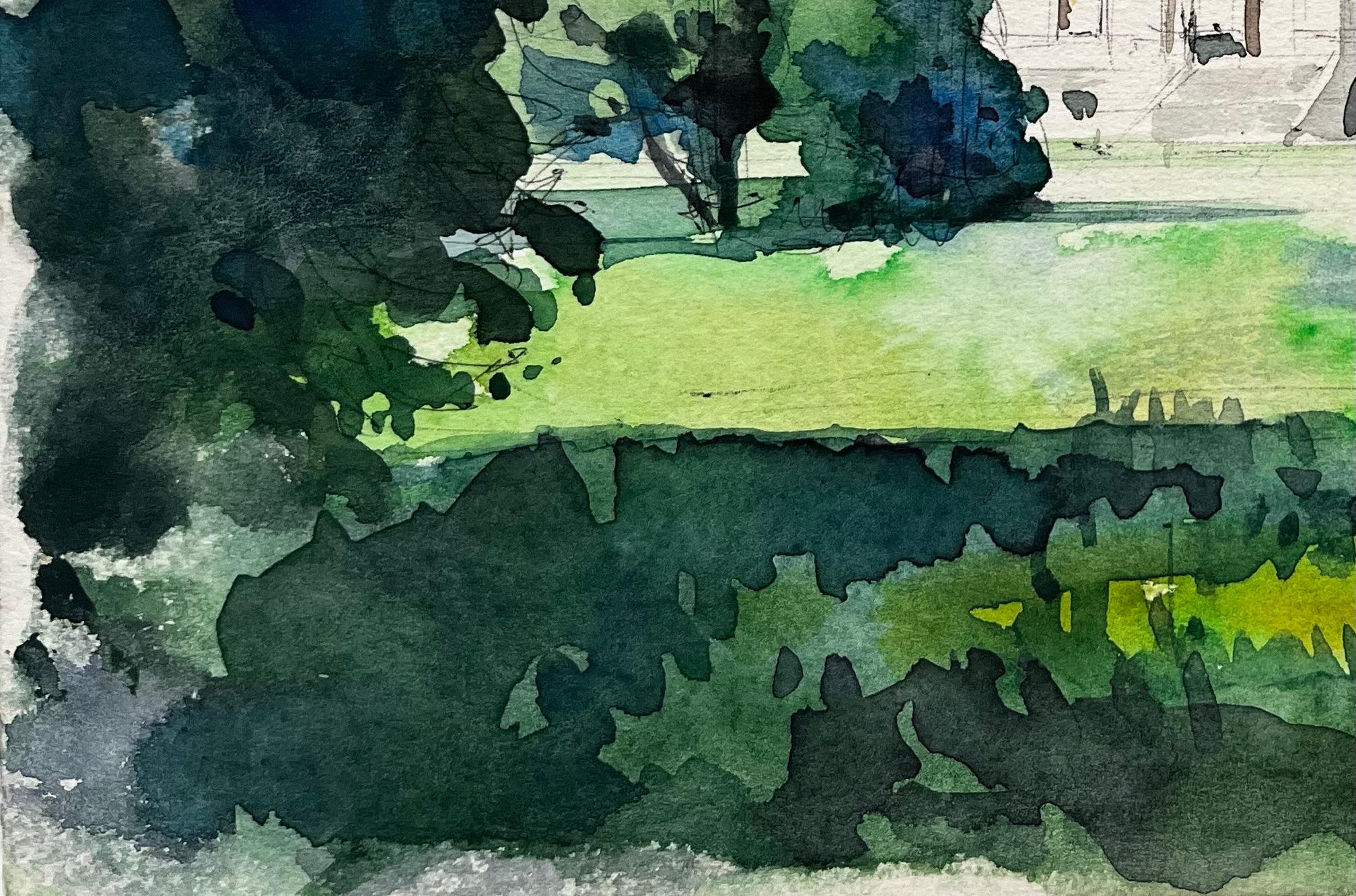 Titolo: Abbazia di Royaumont Paesaggio Architettura storica francese Grande maniero e giardini
Artista: Pierre Neveu (francese, nato nel 1929)
Medium: Acquerello su cartoncino, senza cornice
Inscritta 