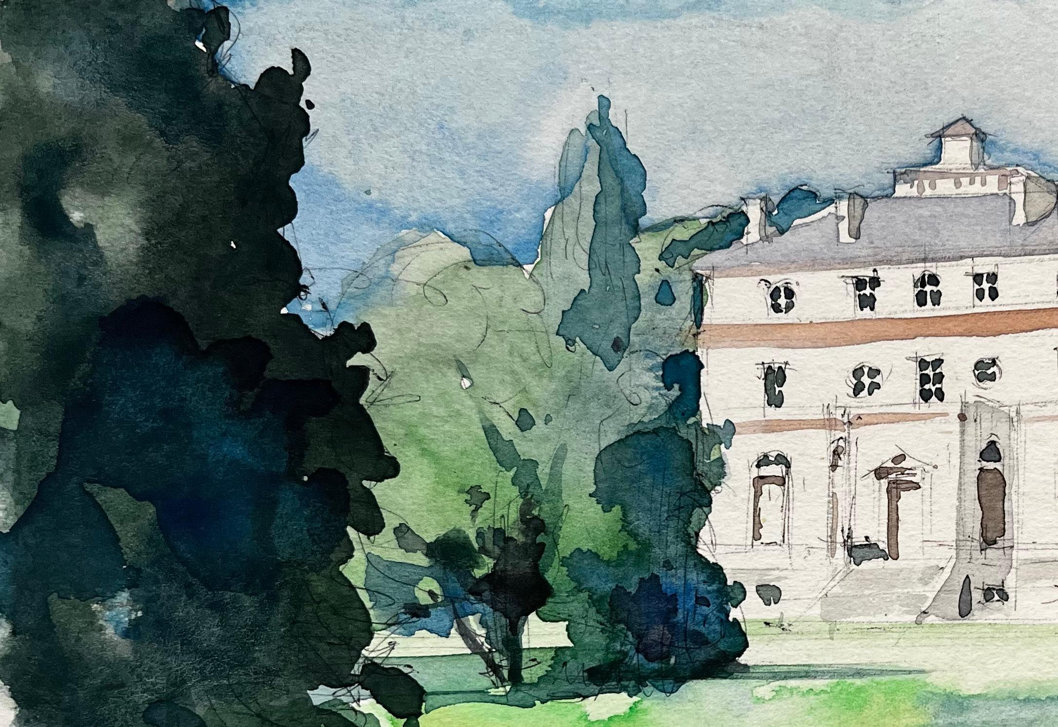 Abbazia di Royaumont Paesaggio Architettura storica francese Grande maniero e giardini in vendita 1