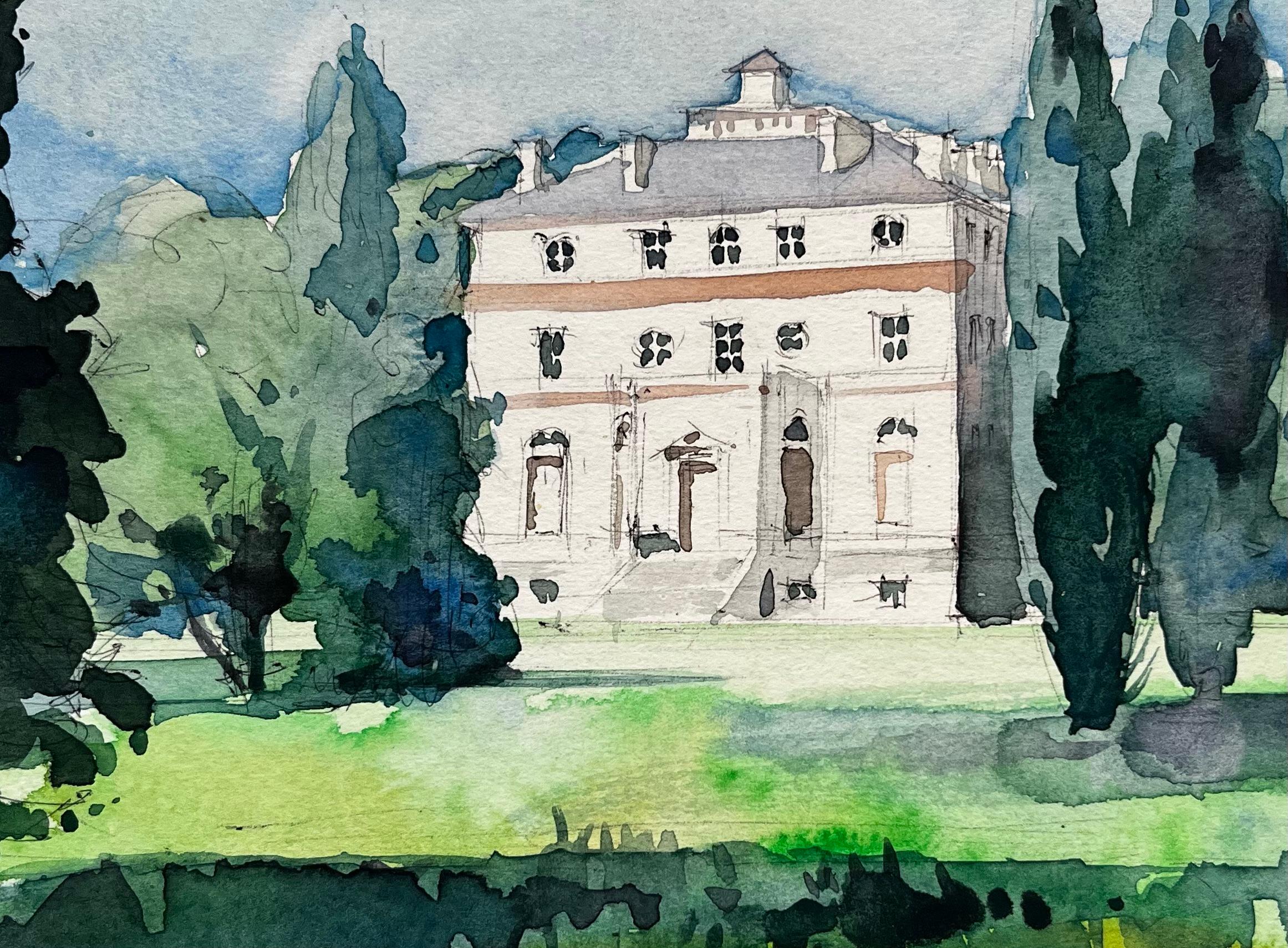 Abbazia di Royaumont Paesaggio Architettura storica francese Grande maniero e giardini in vendita 2