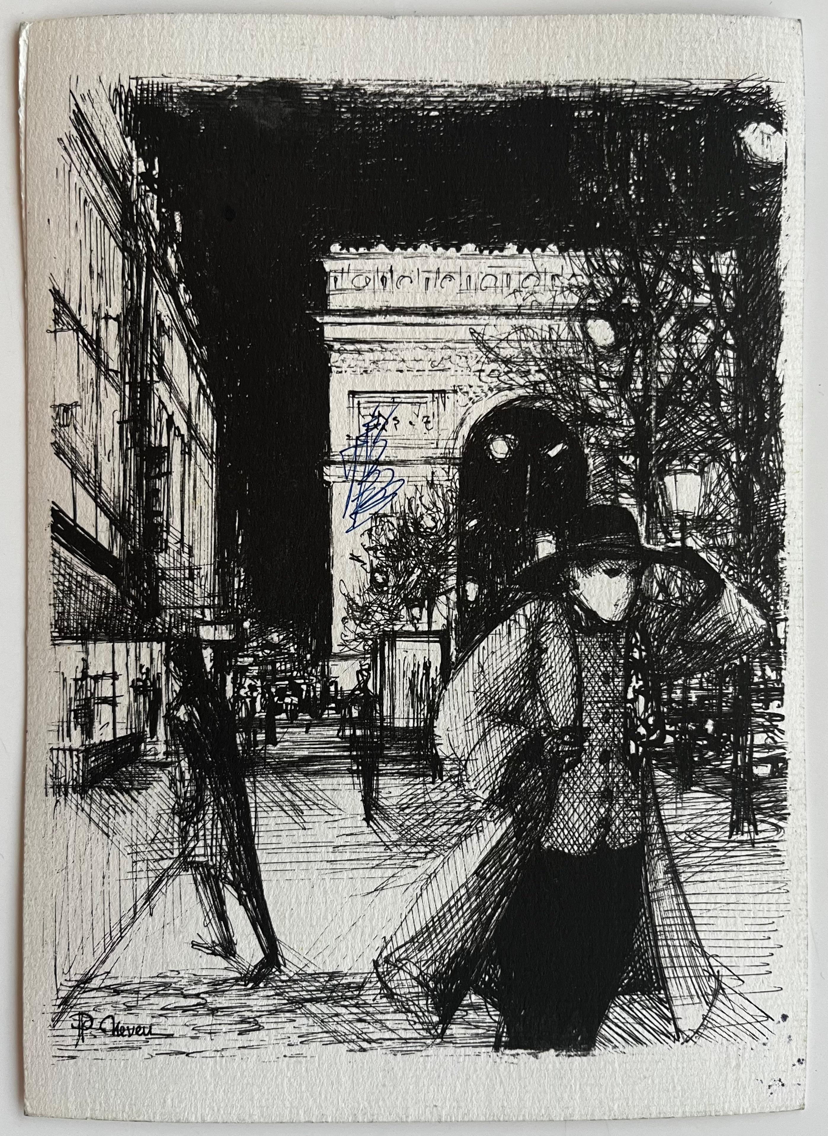 Chateauneuf Landscape Hillside View French Vineyards Sea Horizon and Village en vente 3