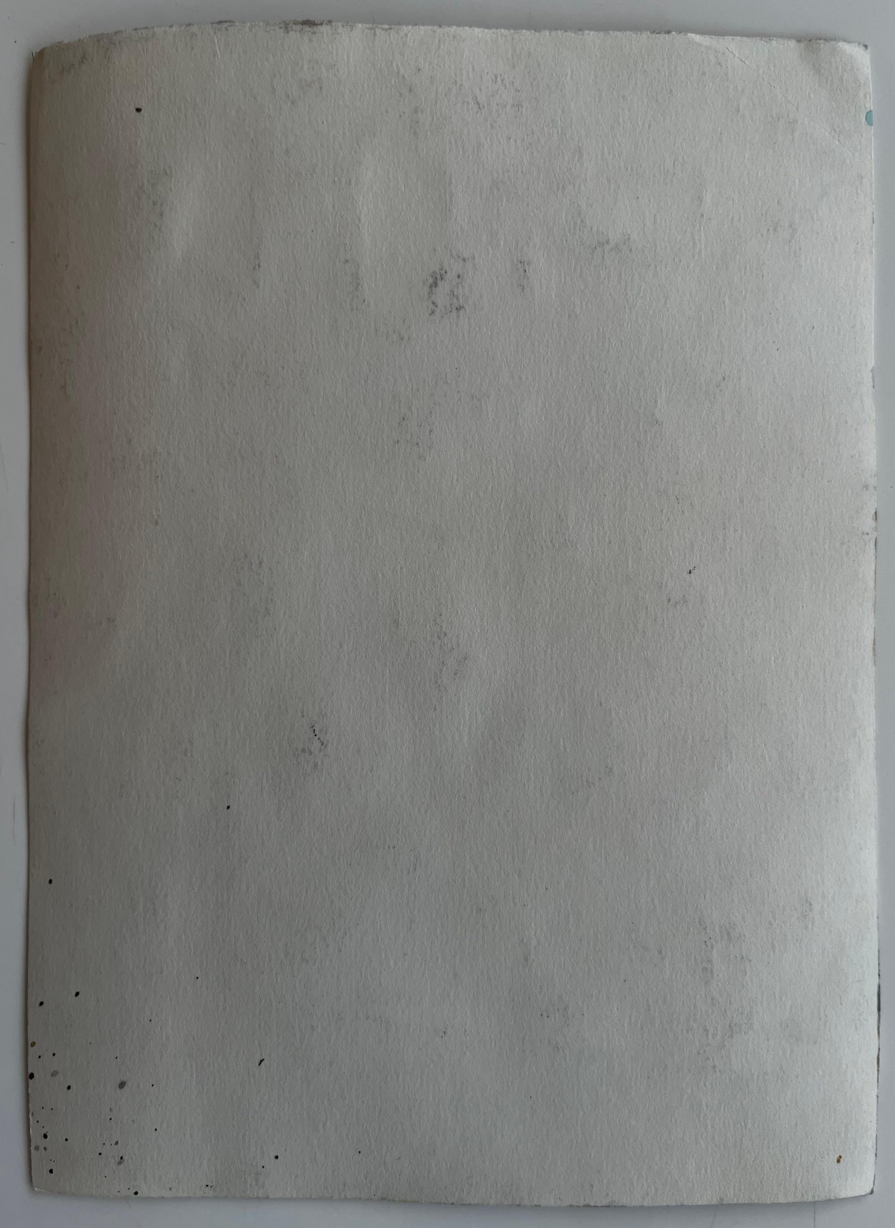 Village français de Gordes ensoleillé, toits et marches en pierre Aquarelle en vente 3