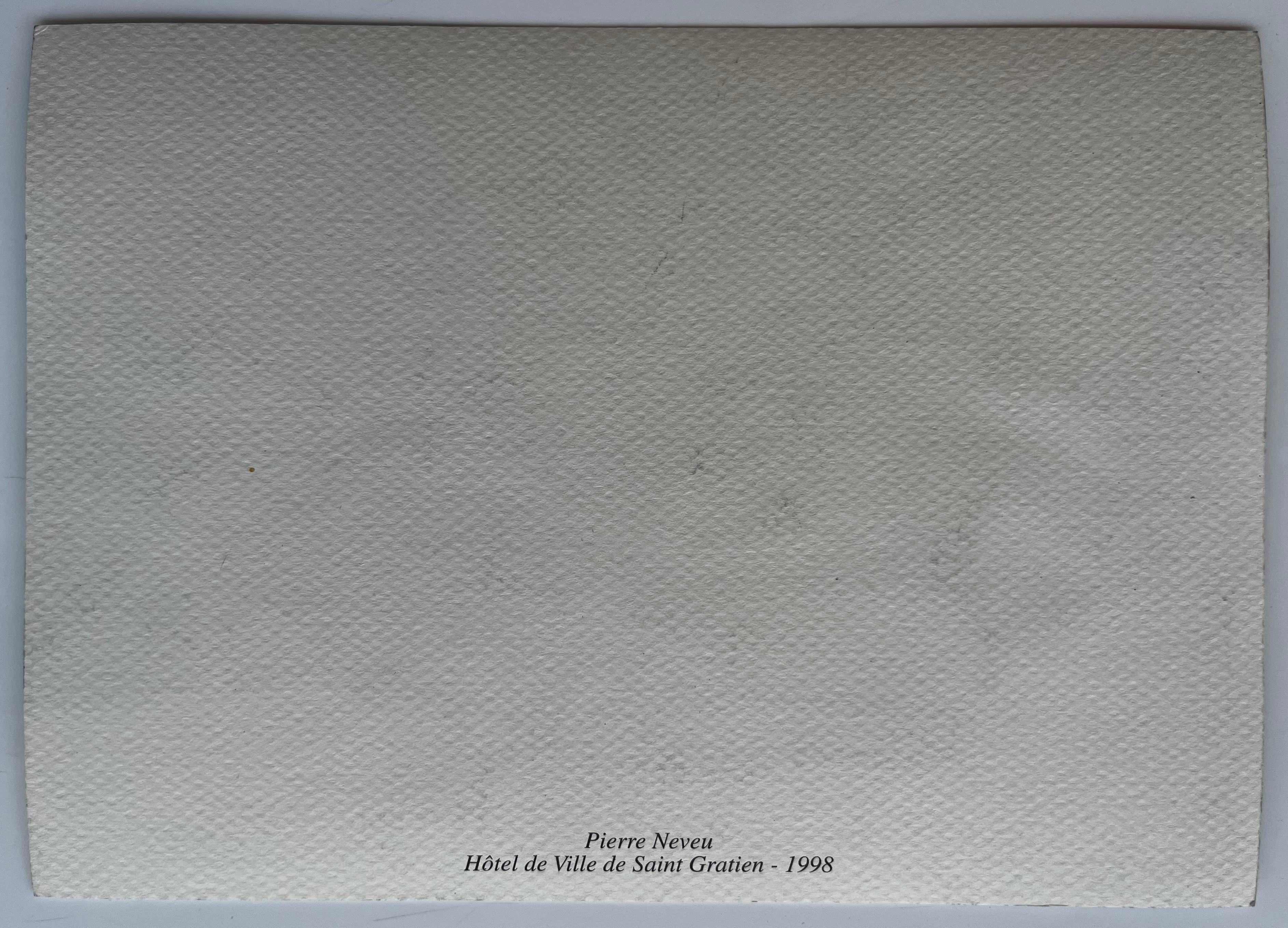 Revestel Provenza Paesaggio montano con case di pietra Acquerello francese in vendita 3