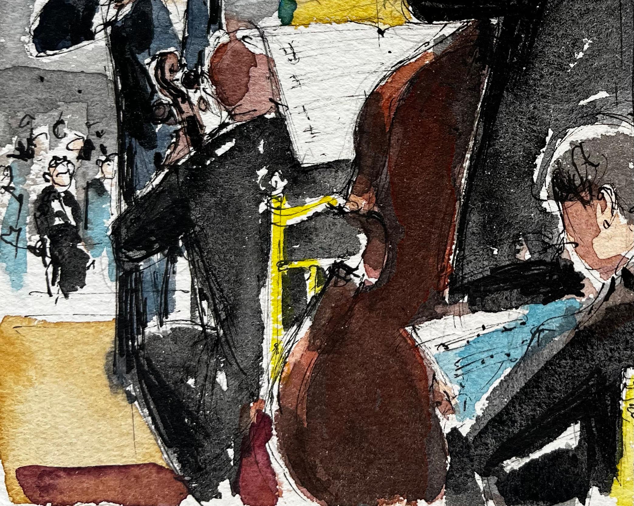 Répétition de l'orchestre avec le chef et les musiciens Ensemble de musique classique en vente 2