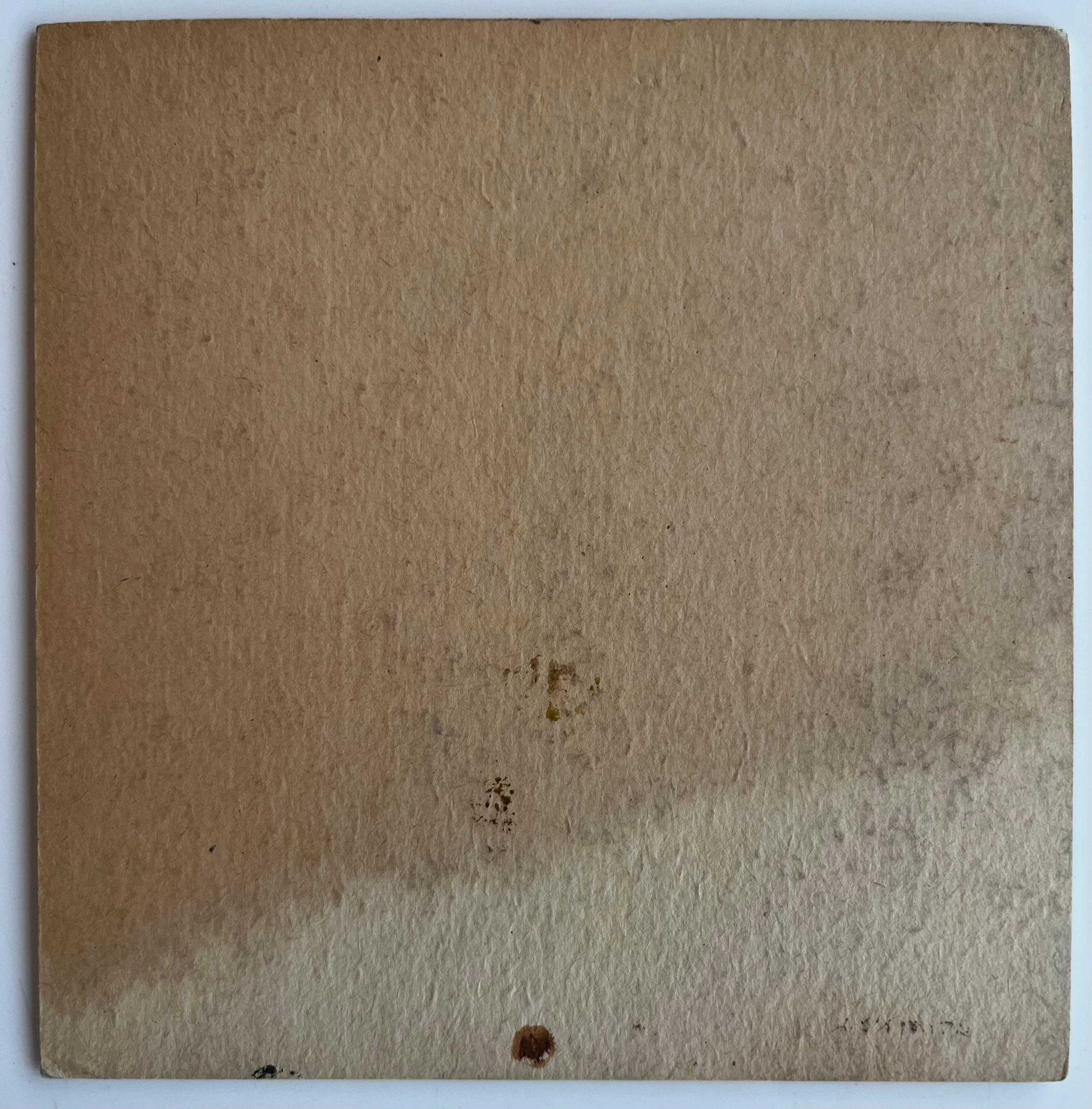 Donna del mercato del villaggio che prepara i prodotti Acquerello rurale modernista francese in vendita 3