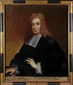 Portrait of Pierre De Darnal, Lawyer of Parliament, French School circa 1700. 