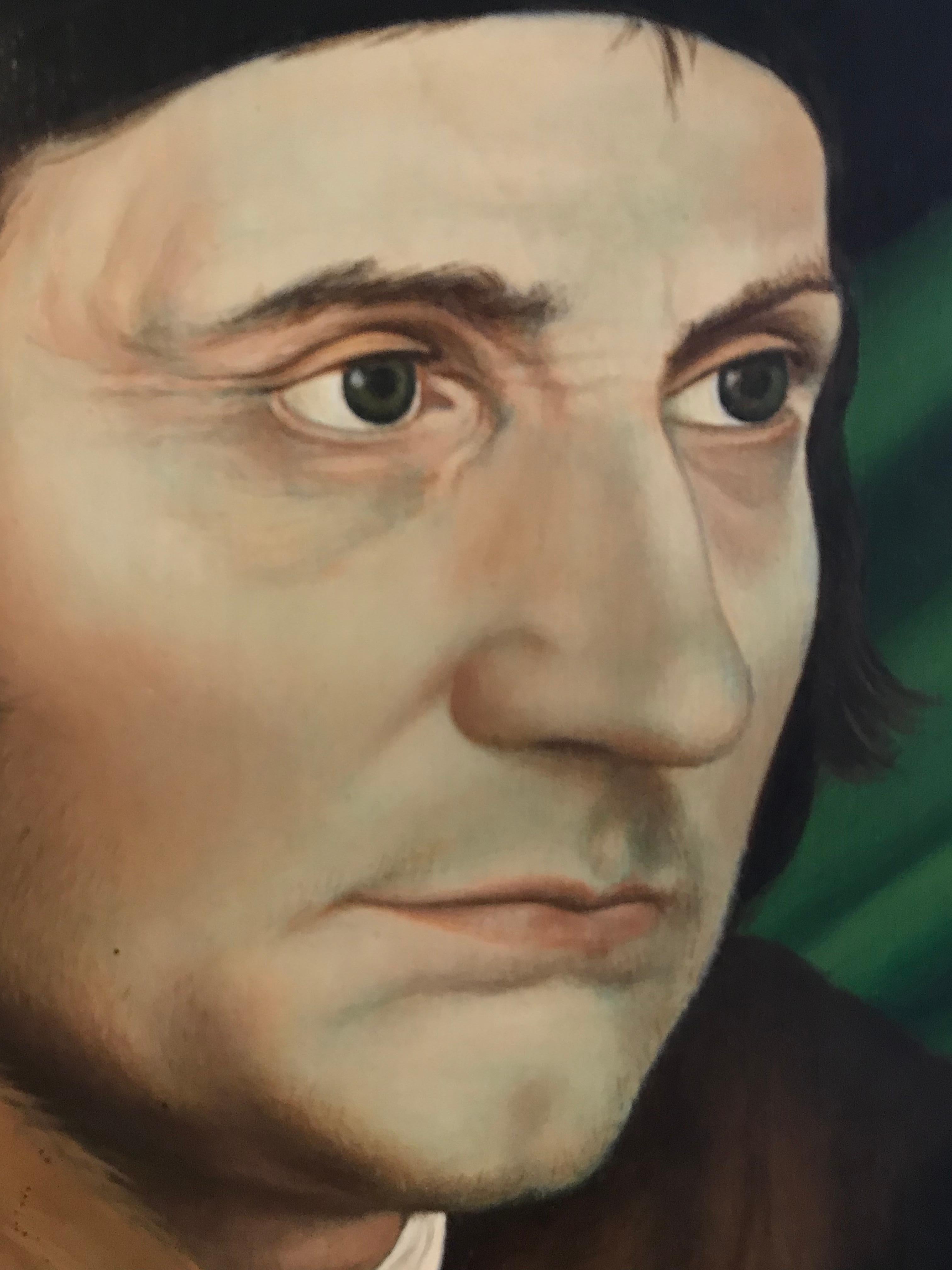 Sir Thomas More Large British Historical Portrait Painting 6