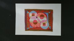 French Neo-Impressionist Pointillist Abstract Mid 20th Century Small Painting