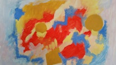 Provence Abstract mid 20th Century Painting 