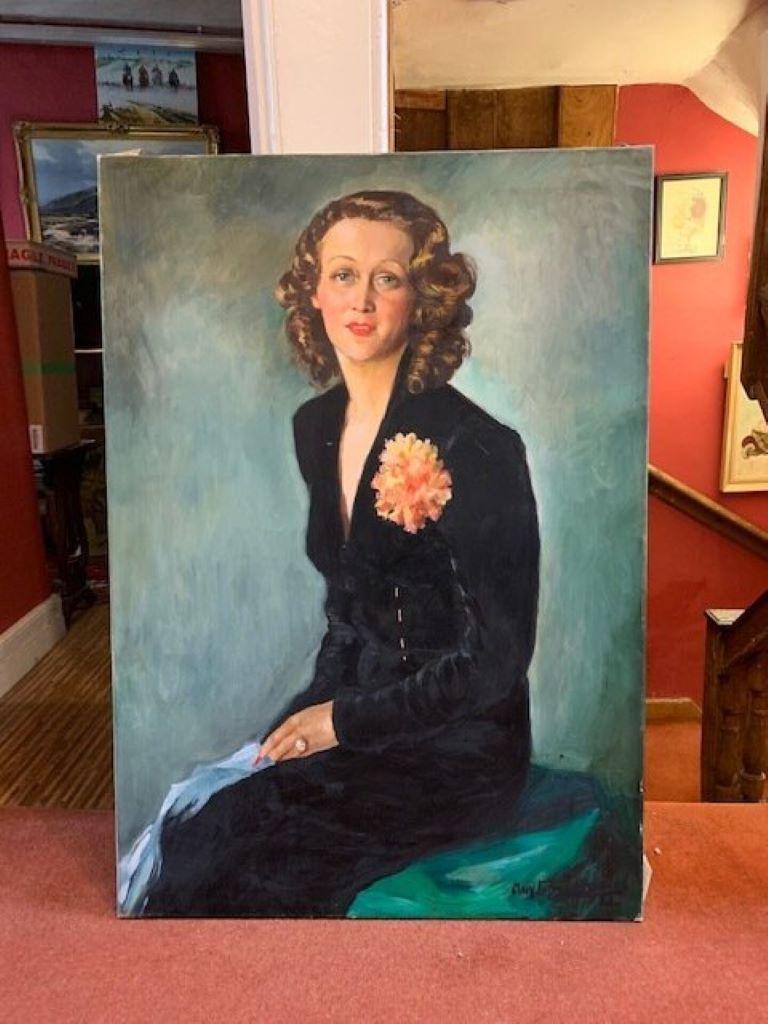 1940s portrait painting