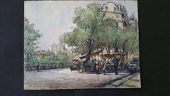 Ecole de Paris Mid 20th Century Paris Street Cafes & Figures