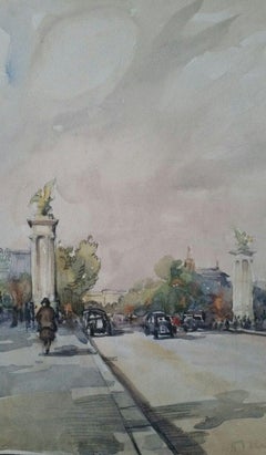 Ecole de Paris, Pont Alexandre III, Mitte des 20. Jahrhunderts