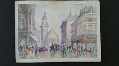 Mitte des 20. Jahrhunderts Luxembourg Place de la Gare