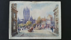 Mid 20th Century Belgium, Ghent, St Nicholas Church