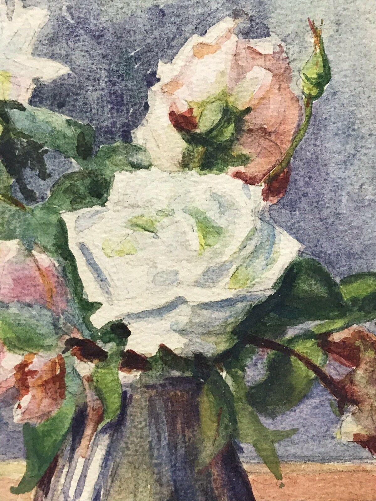 MARIE CHAUTARD-CARREAU - FINE EARLY 20thC FRENCH IMPRESSIONIST FLOWER PAINTING - Abstract Painting by Marie-Amelie Chautard-Carreau