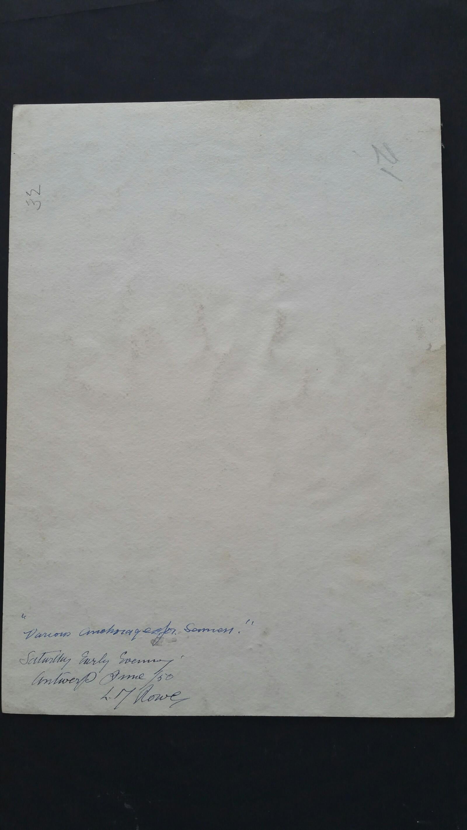 Mid 20th Century, Belgium, Antwerp Street to Cathedral of our Lady For Sale 2