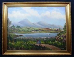 Donegal Mountains Ireland Signed Original Oil Painting