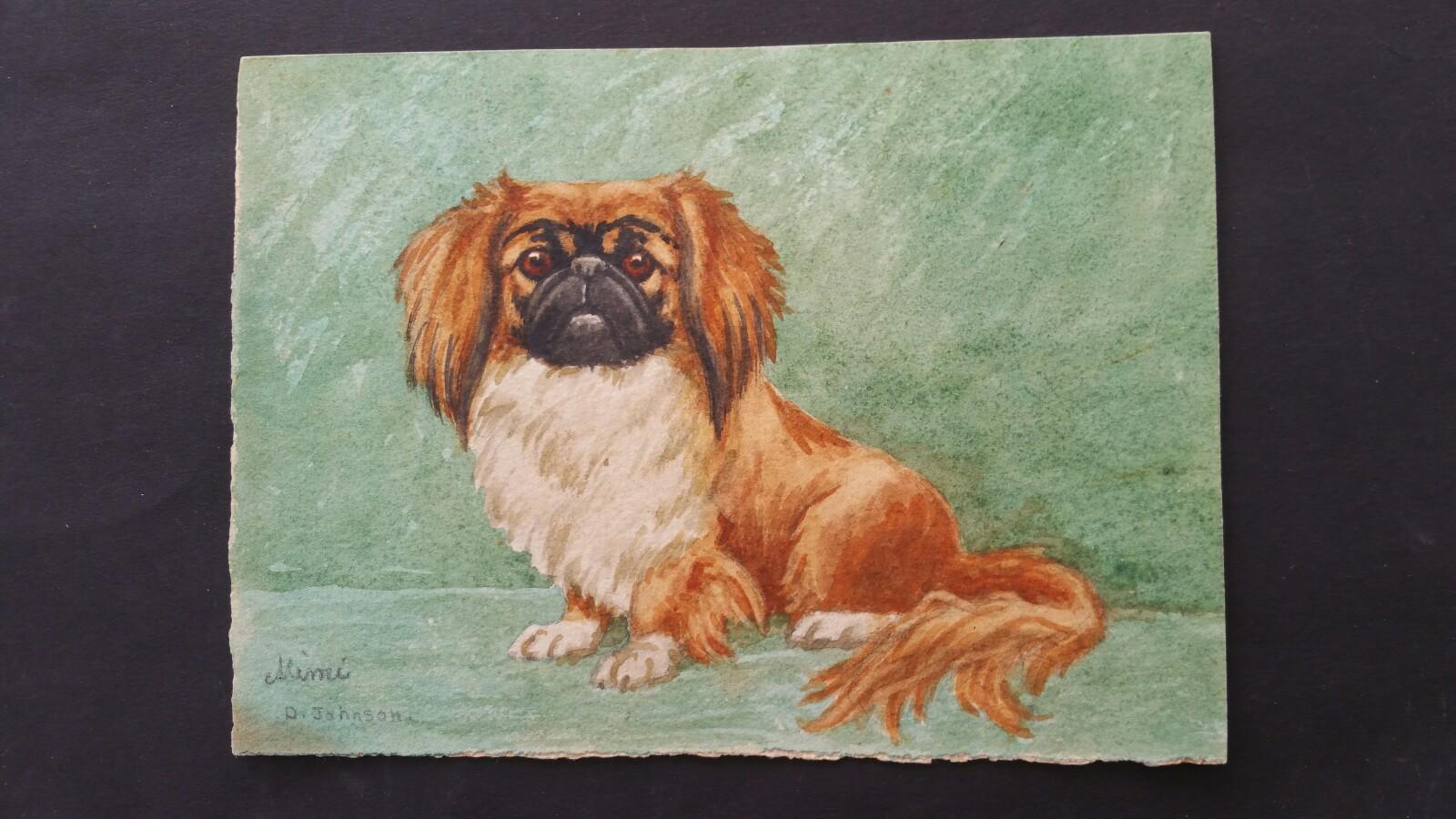 English School 20th Century Pekingese Dog 