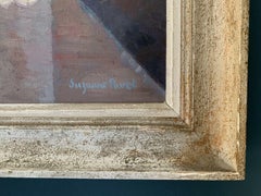 1930's FRENCH VINTAGE FLOWER STILL LIFE OIL - ORIGINAL FRAME - SIGNED VERY LARGE