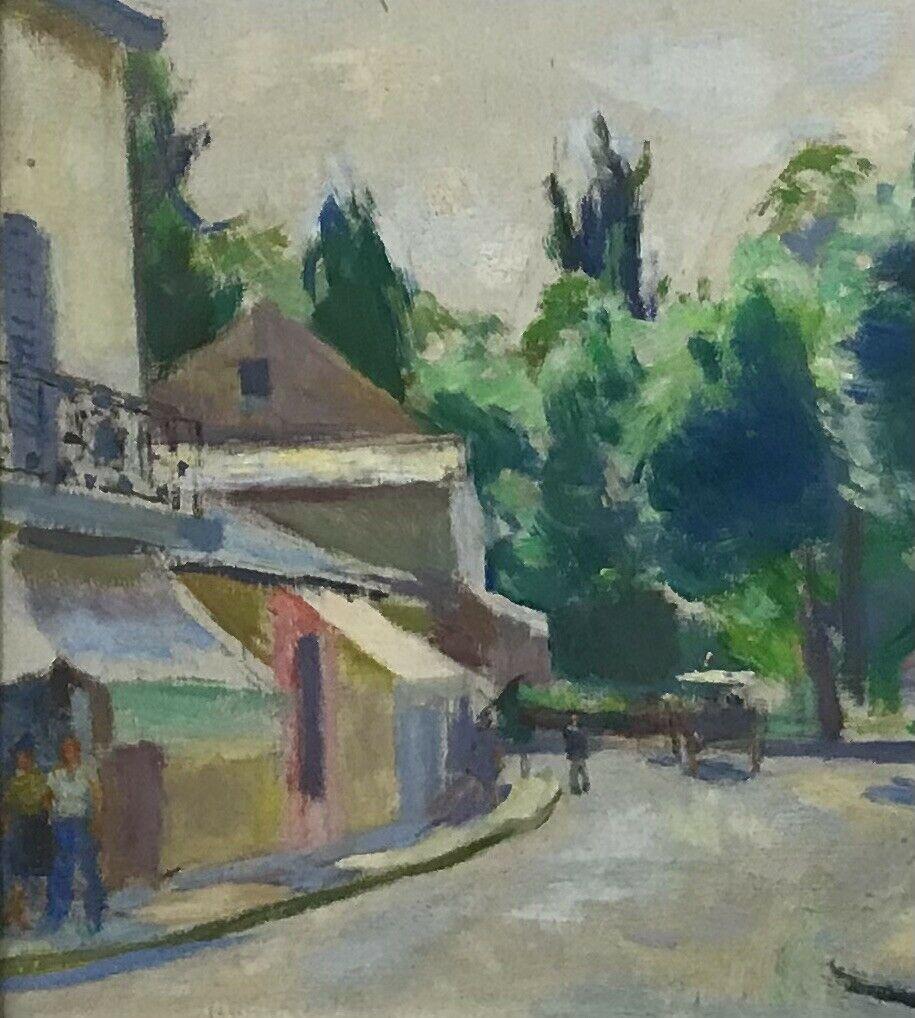 ARMAND-JACQUES ASSUS (1892-1977) SIGNED FRENCH 1950'S OIL - FRENCH TOWN SCENE - Impressionist Painting by Armand-Jacques Assus (1892-1977)