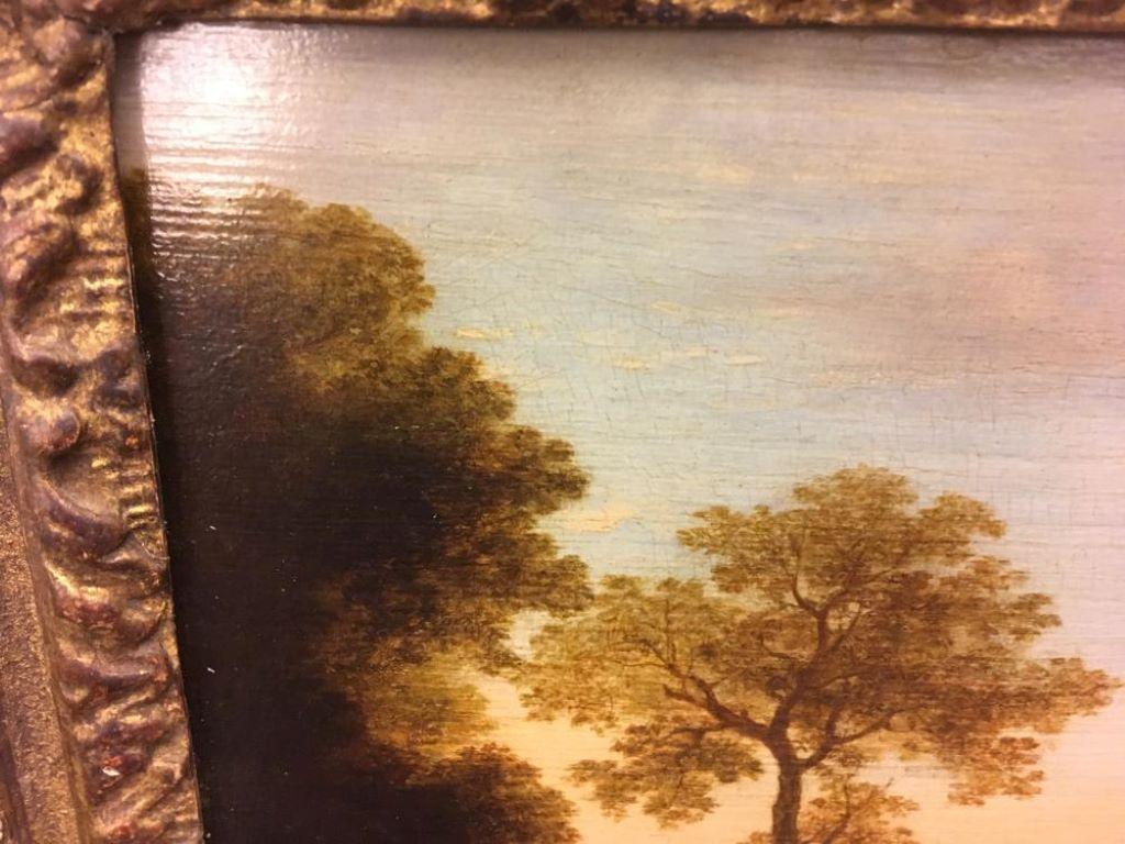 Fine 17th Century Dutch Old Master Oil - Italianate Classical Landscape Figures - Painting by Cornelis van Poelenburgh