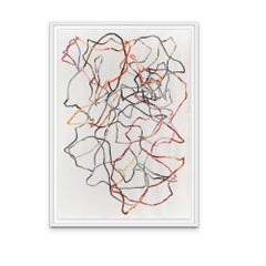 Éclectiquement, il s'agit d'un collage multicolore abstrait sur papier