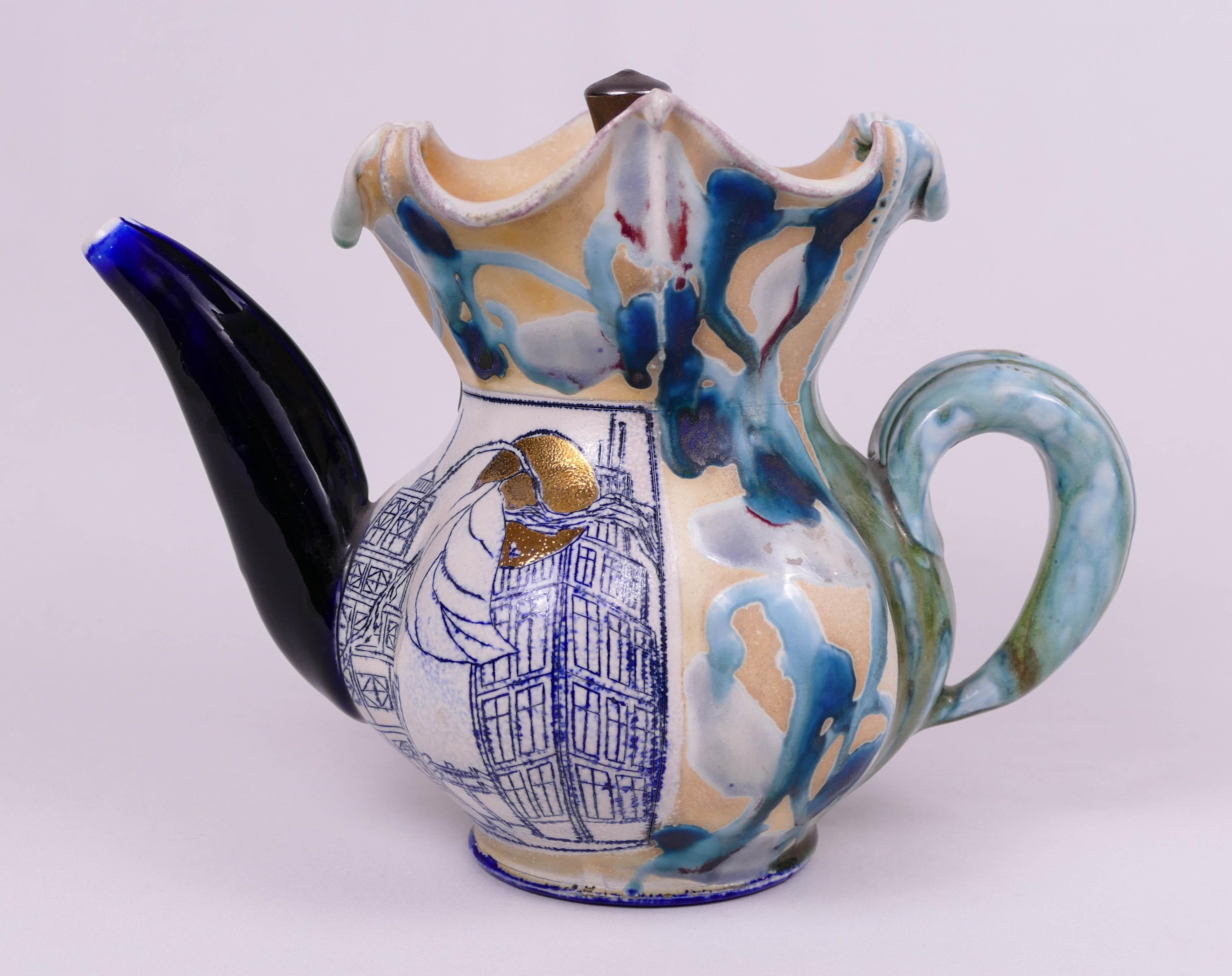 Dolcis Domus Teapot - American Modern Art by Julia Galloway 