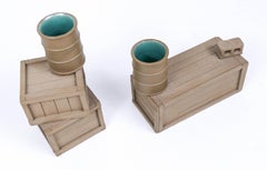 Pair of Crate Sake Cups