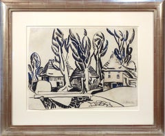 1920s Landscape Drawings and Watercolours