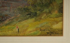 WILLIAM LIONEL WYLLIE Bergen Noruega Barcos en el Puerto - Casas y Figuras 1906