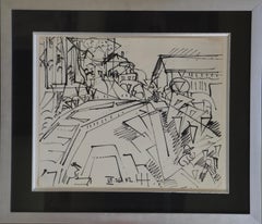 HANS HOFMANN Provincetown Drawing - Pen & Ink - 1942 - Massachusetts