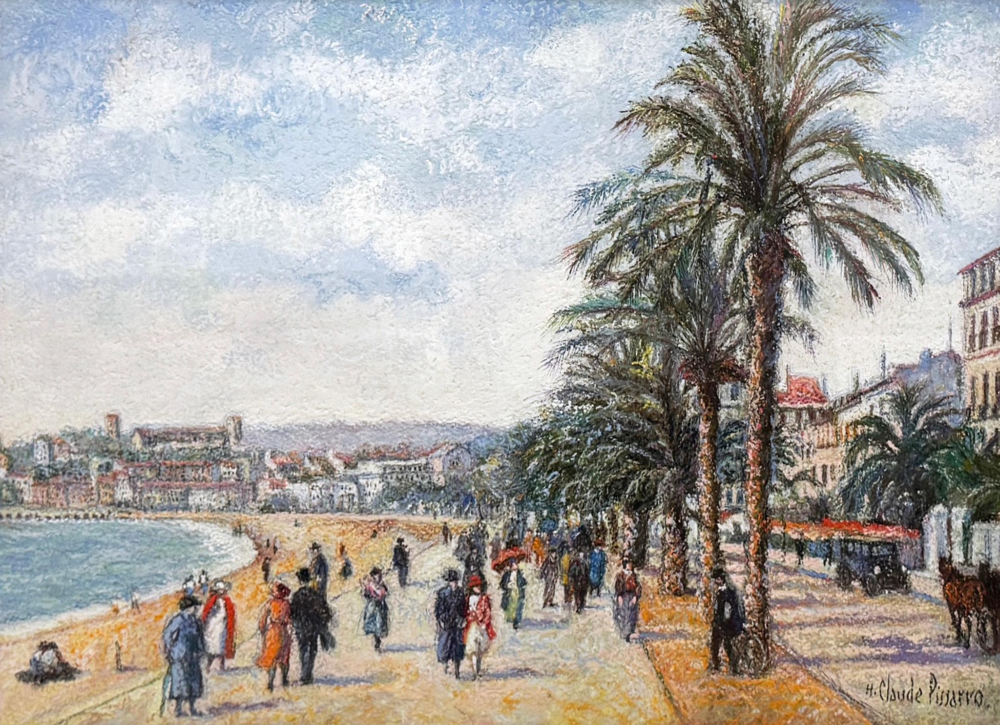 Les Palmiers de la croisette (Cannes) - Art di Hugues Claude Pissarro