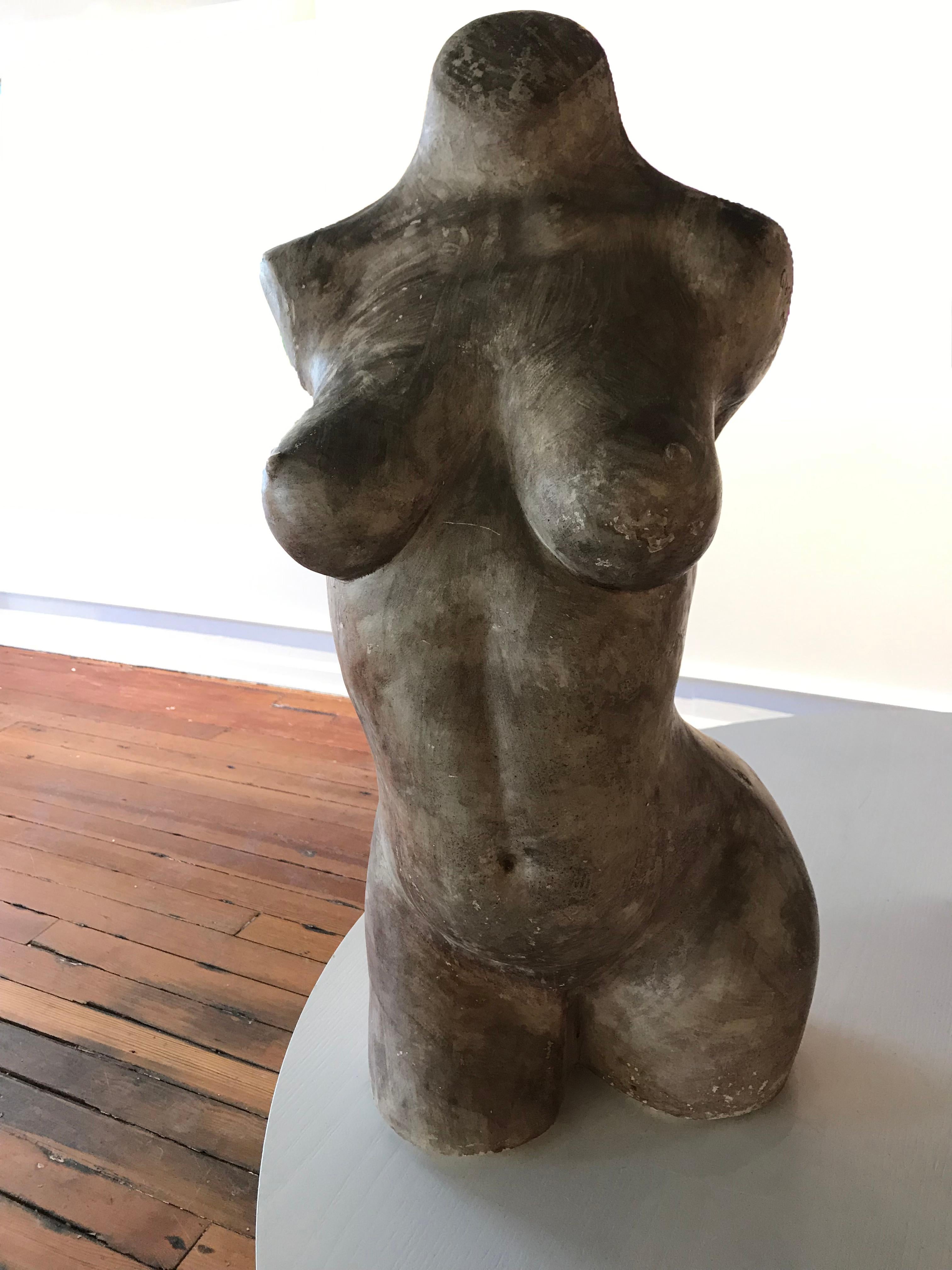 Lloyd Glasson Figurative Sculpture - Nude Woman Torso