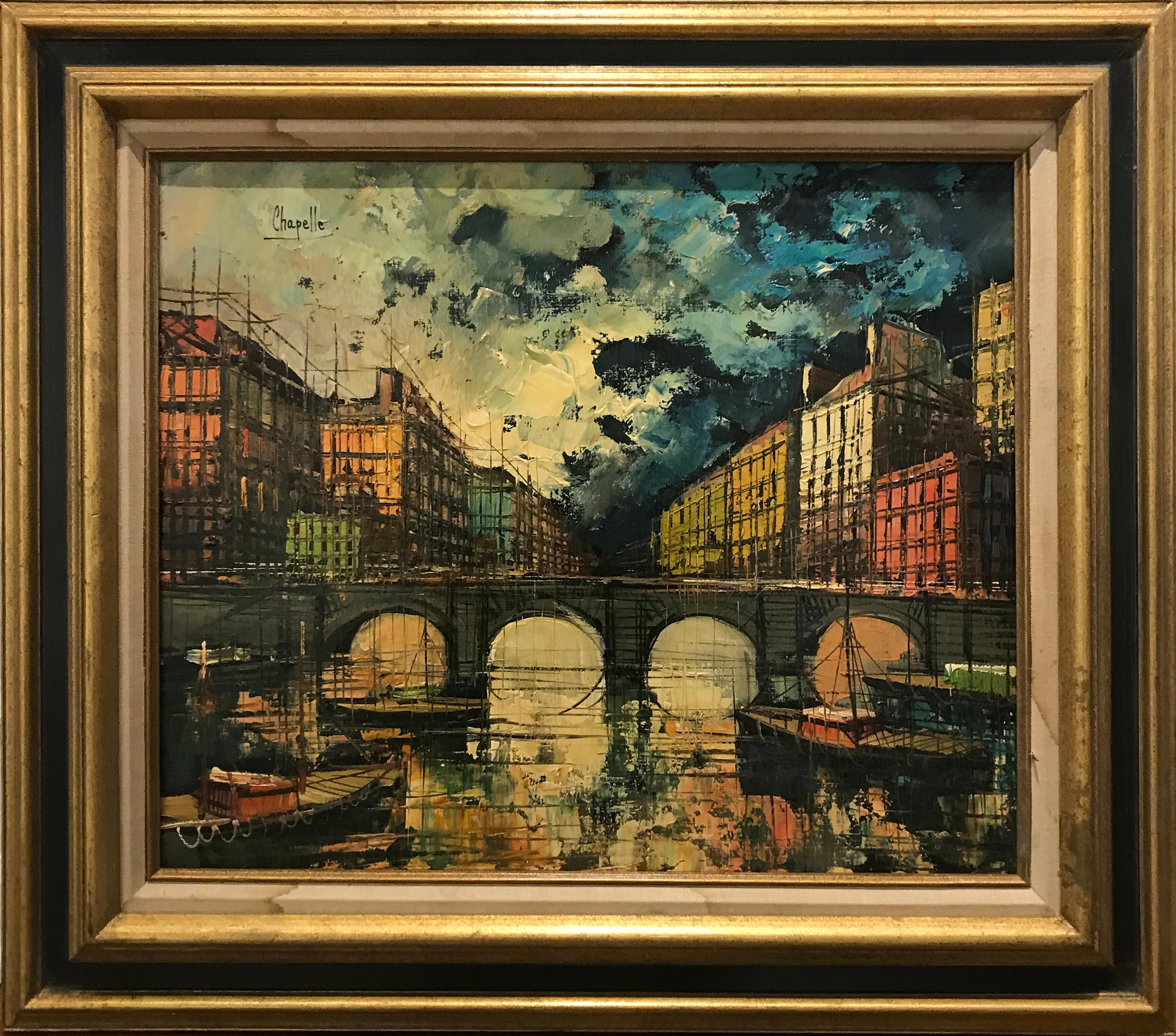 French Canal - Painting by Remi Chappelle