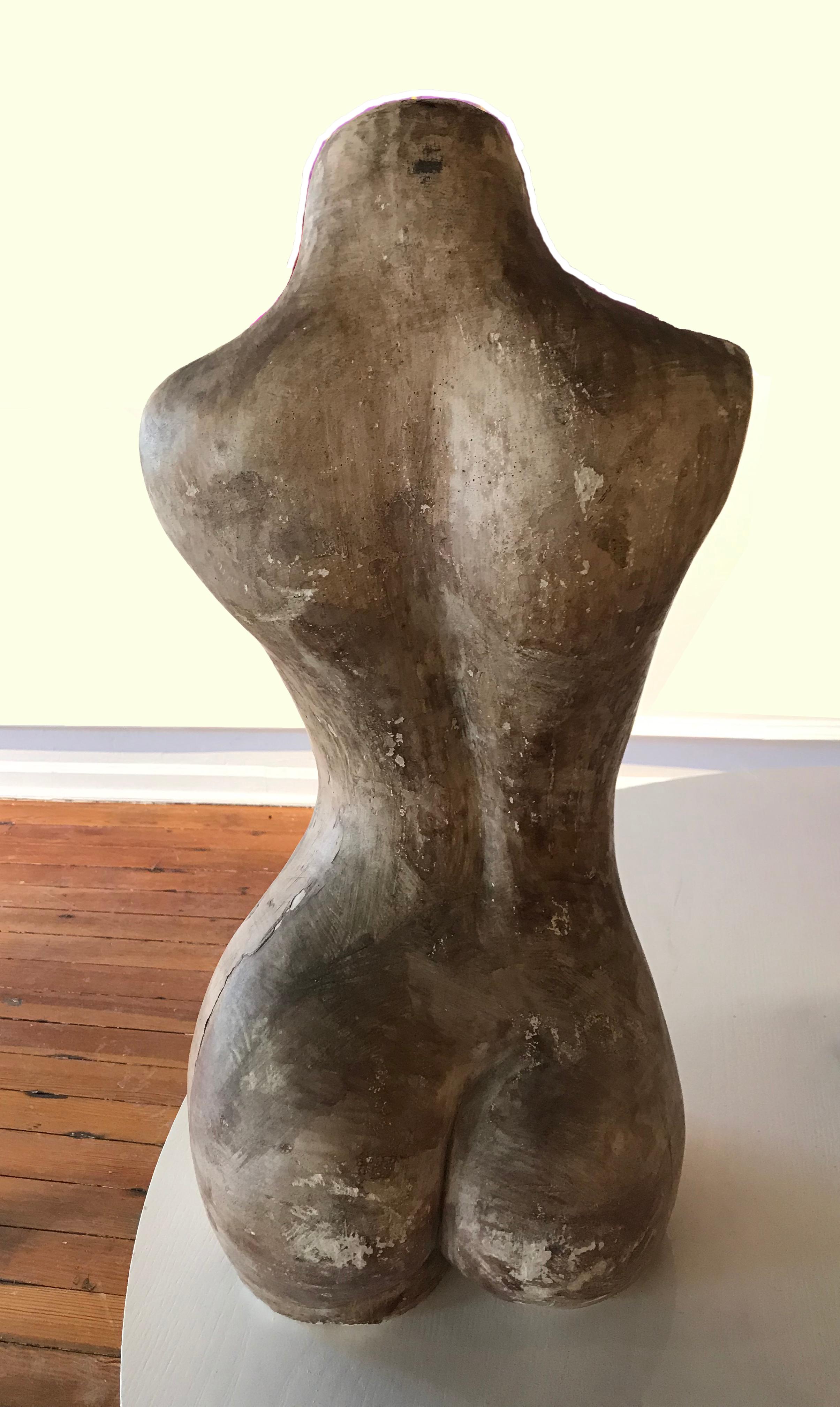 Nude Woman Torso - Sculpture by Lloyd Glasson