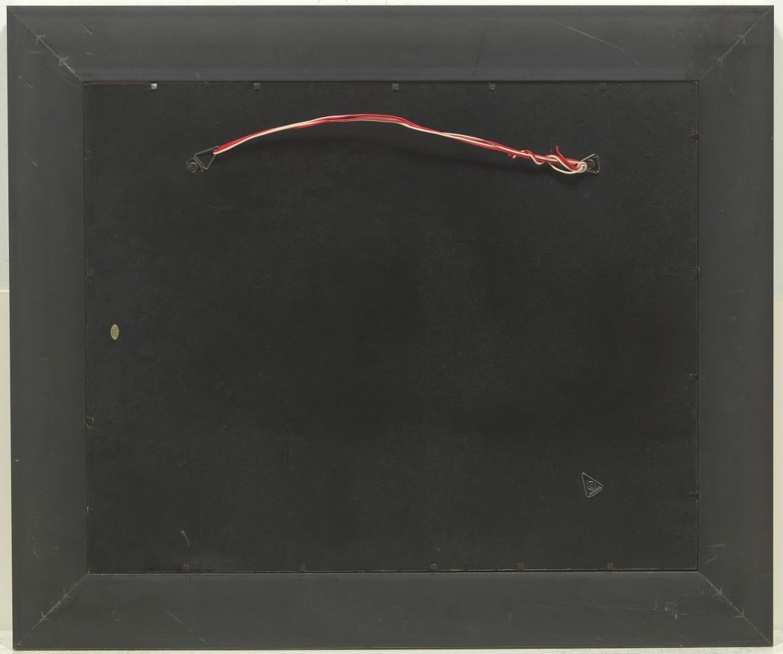 Aquarell auf Papier, rechts unten signiert, verso signiert, in dekorativem Rahmen, insgesamt 21