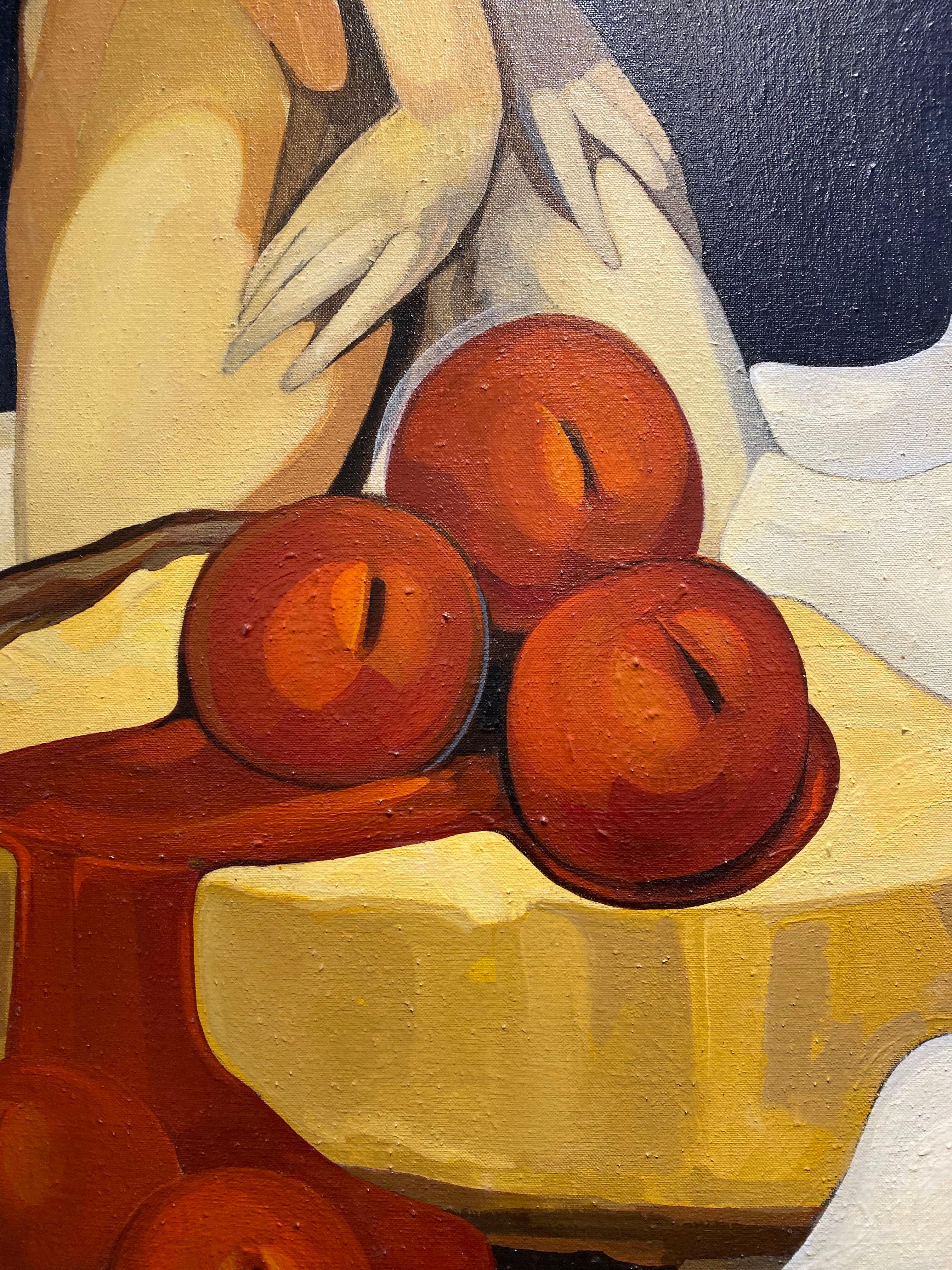 CHEESECAKE ALLA CILIEGIA - Painting di Carl E. Schwartz