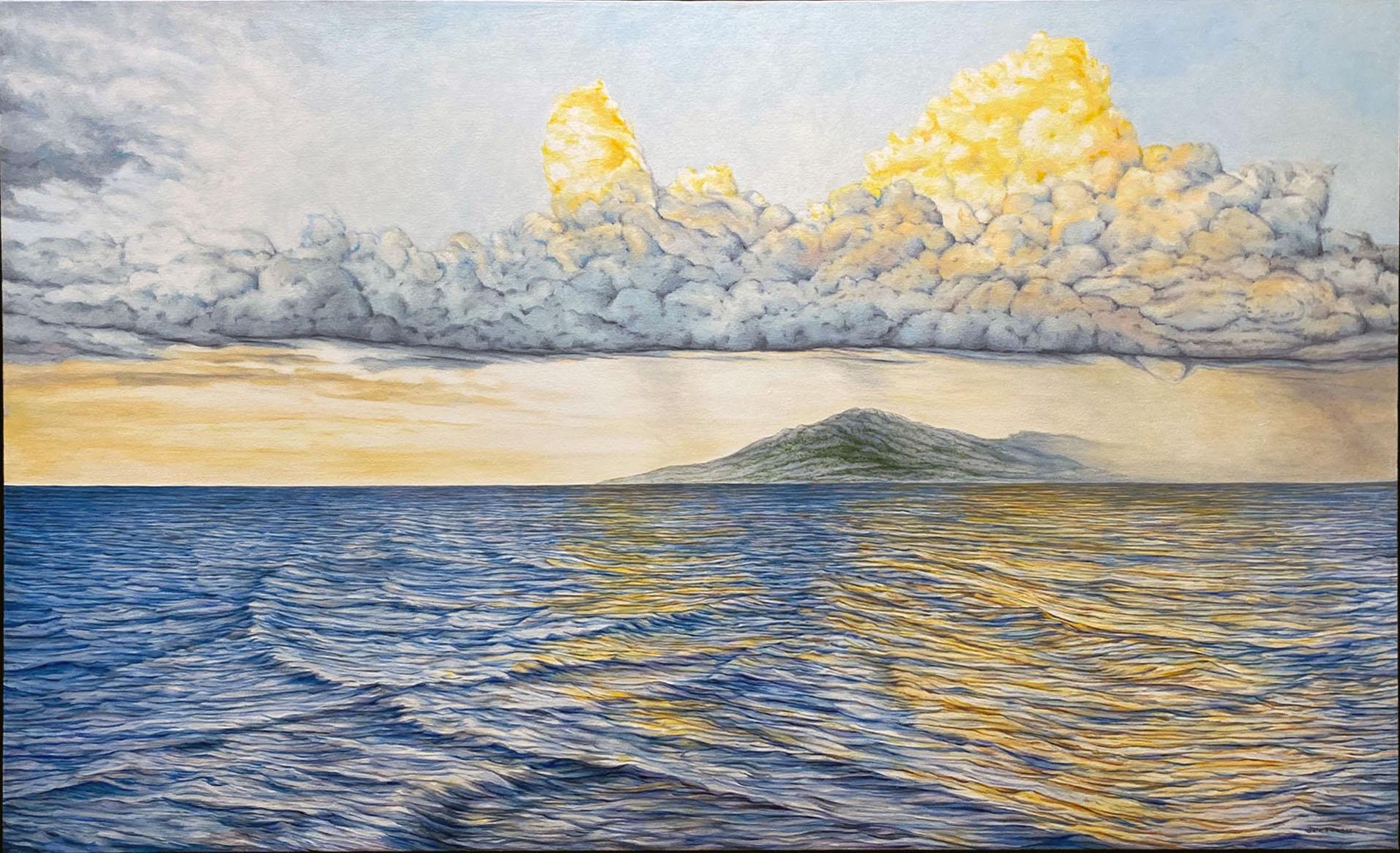 Yale Factor Landscape Painting - LEEWARD ISLANDS
