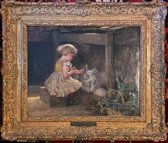 GIRL WITH RABBITS