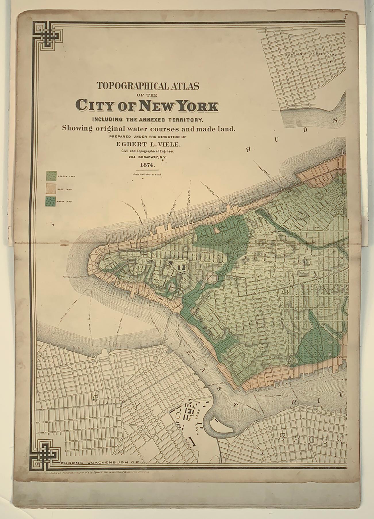Map Of New York City - 9 For Sale on 1stDibs