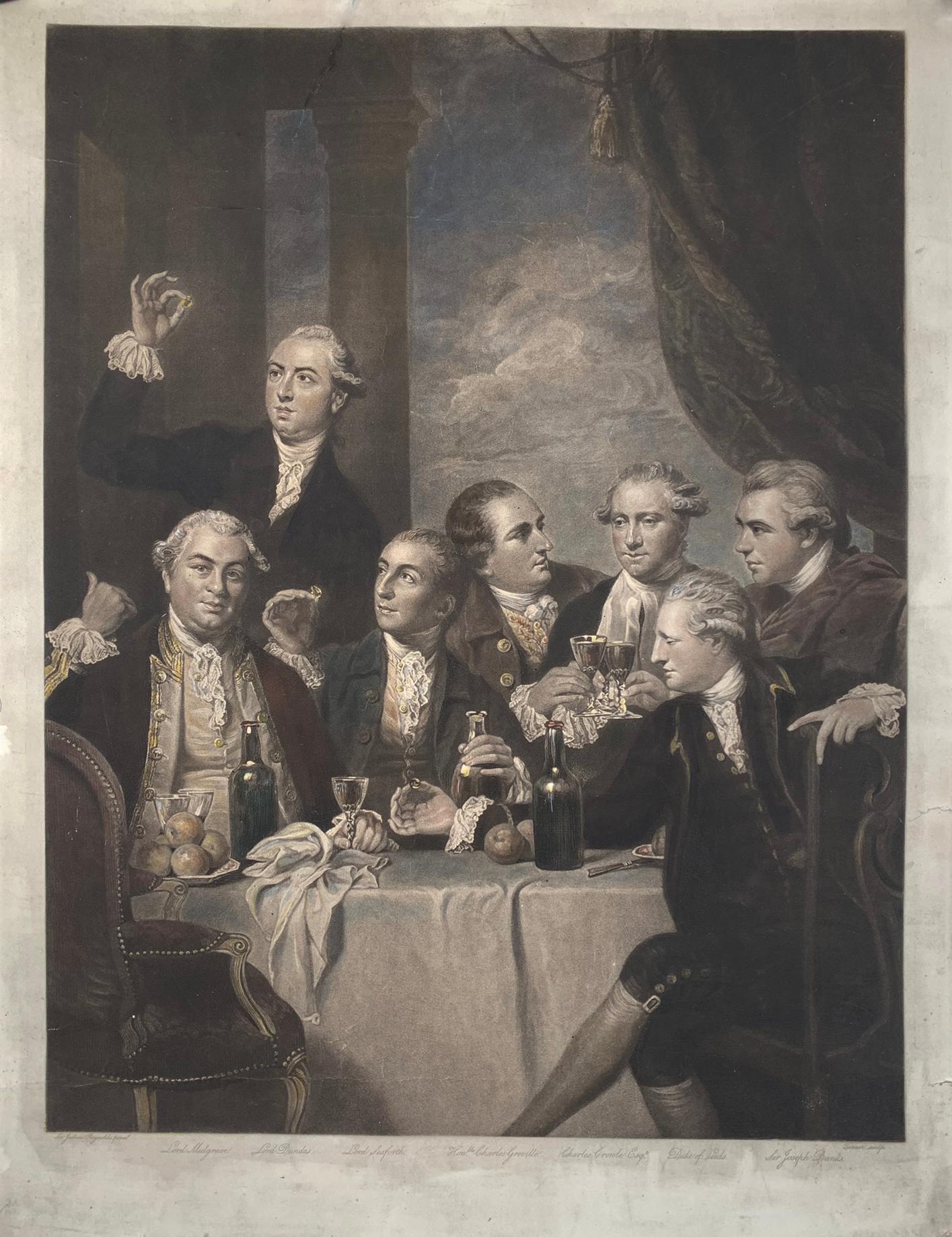 Members of the Society of Dilettanti - Print by After Joshua Reynolds