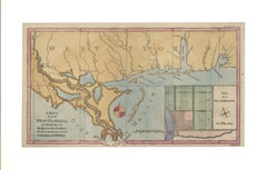 Antique 1772 Map of Part of "West Florida" 