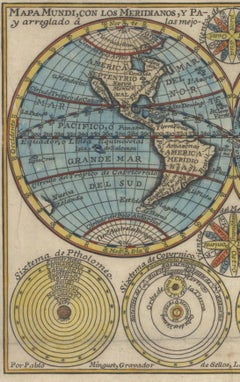 c. 1750 Double-Hemisphere World Map showing California as an Island